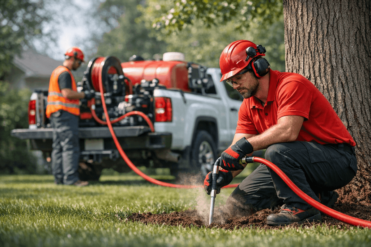 Fertalizing service by Orlando Tree Trimmer