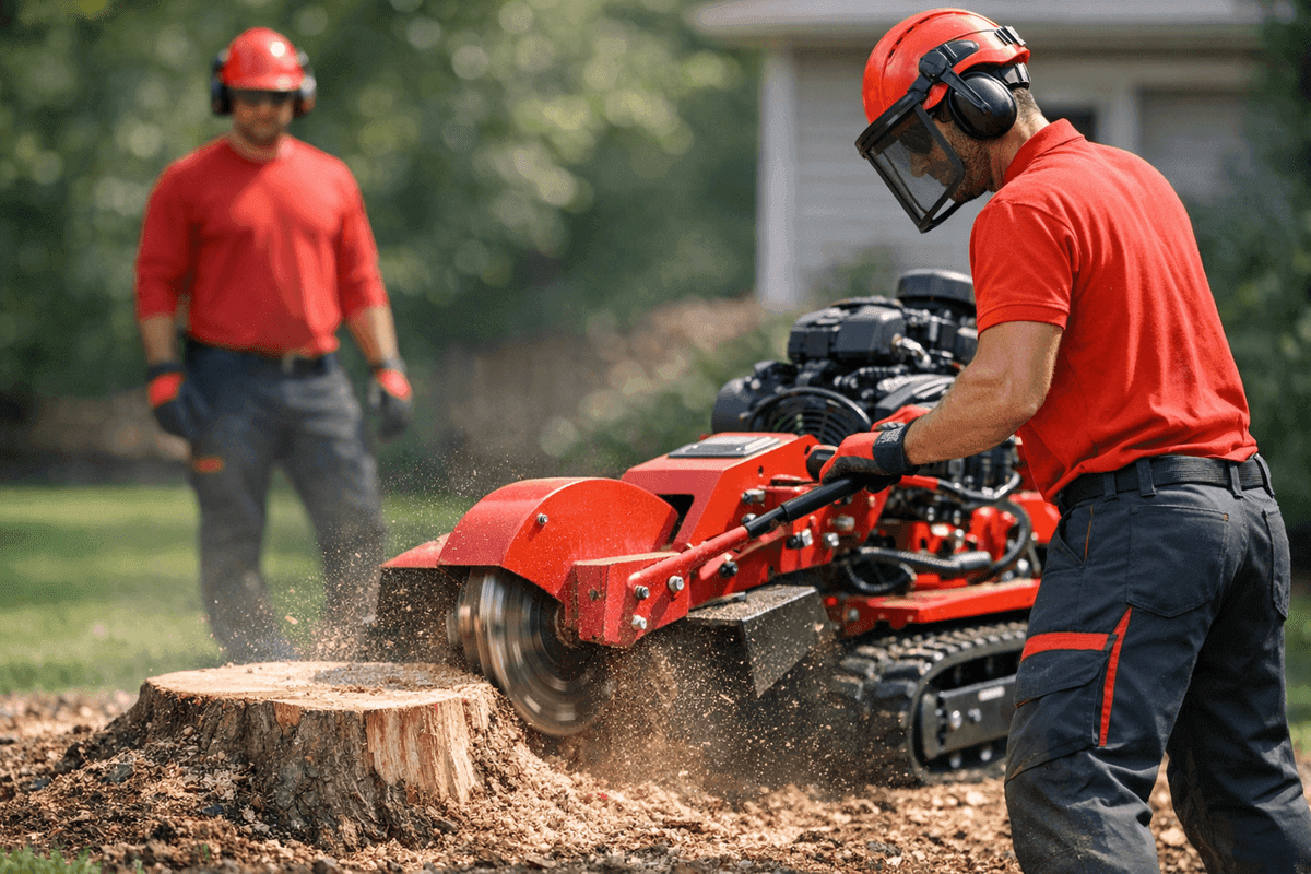 Stump Grinding service by Orlando Tree Trimmer